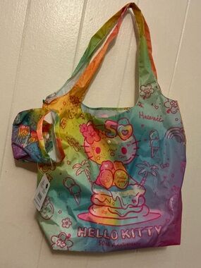 Special NWT Sanrio Hello Kitty 50th Anniversary Hawaii Exclusive Eco Fold Up Bag